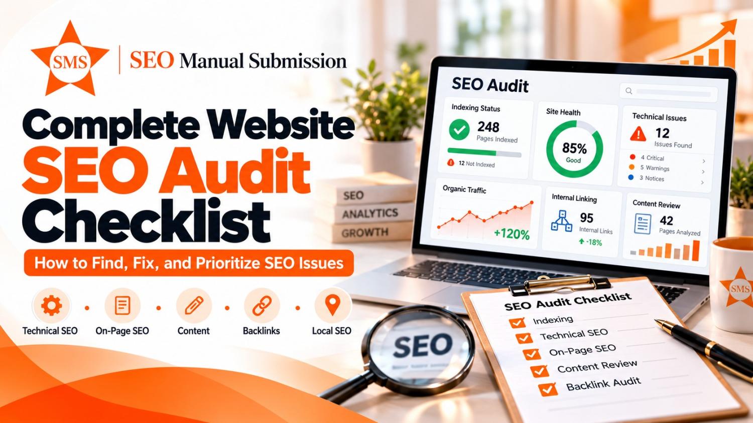 Complete Website SEO Audit Checklist: How to Find, Fix, and Prioritize SEO Issues